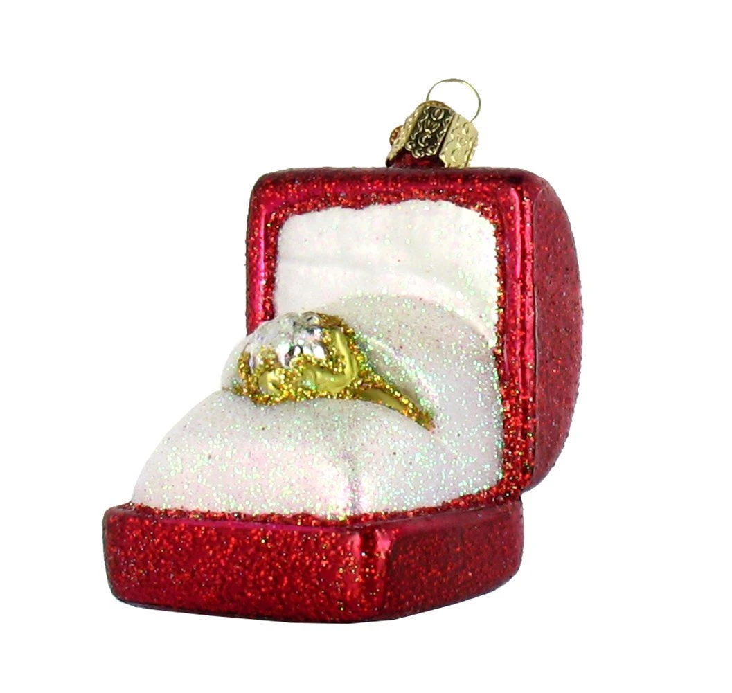 Old World Christmas Ring In Box Glass Blown Ornament 4 Old World Christmas Ring In Box Glass Blown Ornament - Image 4