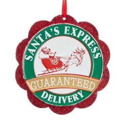 Kurt Adler Santa Seal Of Approval Ornament - Santa's Express -Country Christmas Loft Store aqjezsivh6cxrcqqxrtf