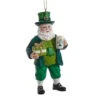 Kurt Adler Irish Santa Ornament - Beer Stein