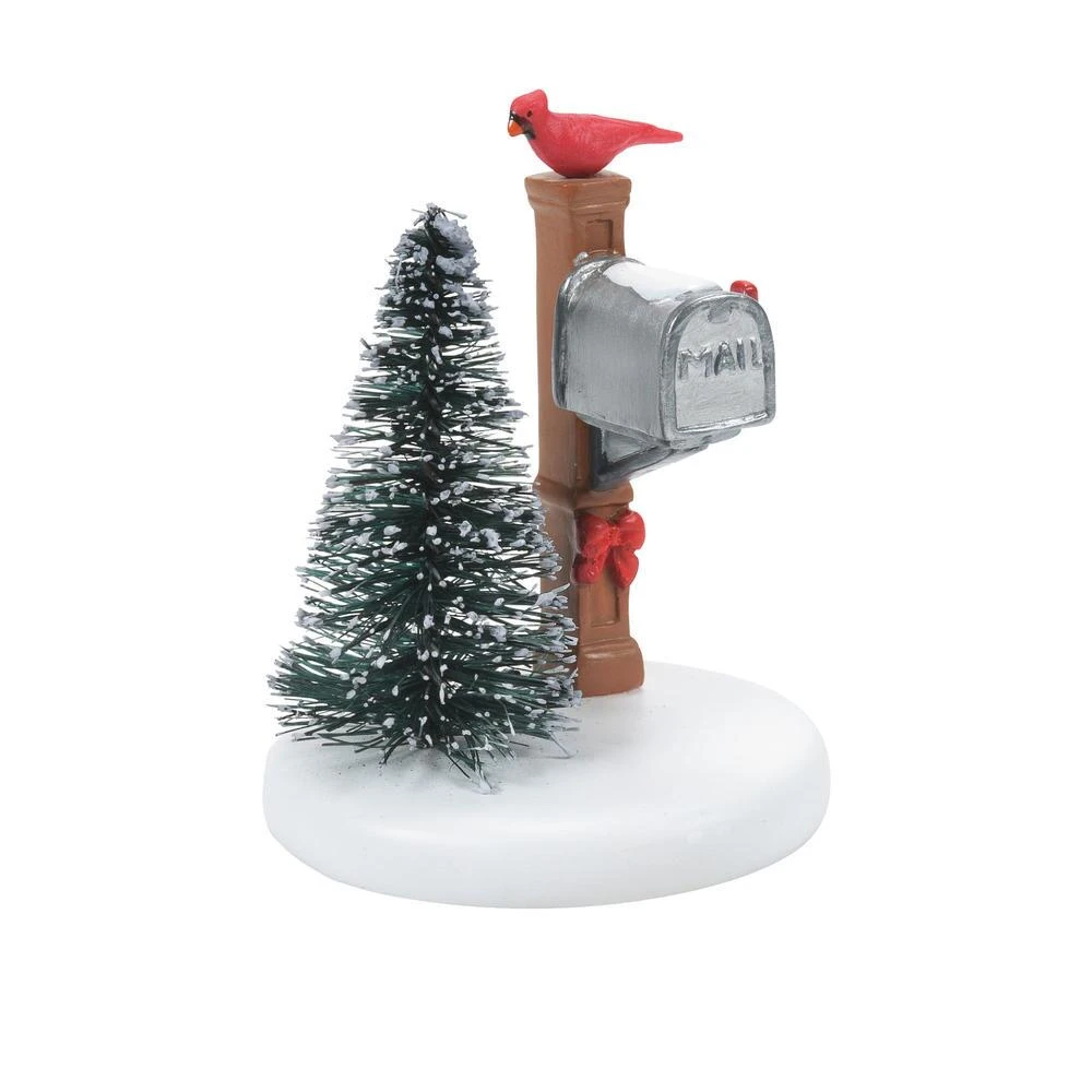 Department 56 Cardinal Christmas Mailbox 1 Department 56 Cardinal Christmas Mailbox