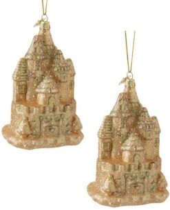 Glass Sand Castle Ornament -Country Christmas Loft Store cjplxnlwpzbh9filogpo