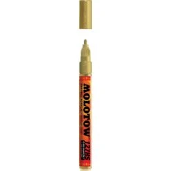 Molotow One4All Acrylic Paint Marker - Metallic Gold - 2mm Bullet Tip -Country Christmas Loft Store dgypxbfcpf17g7oifzya