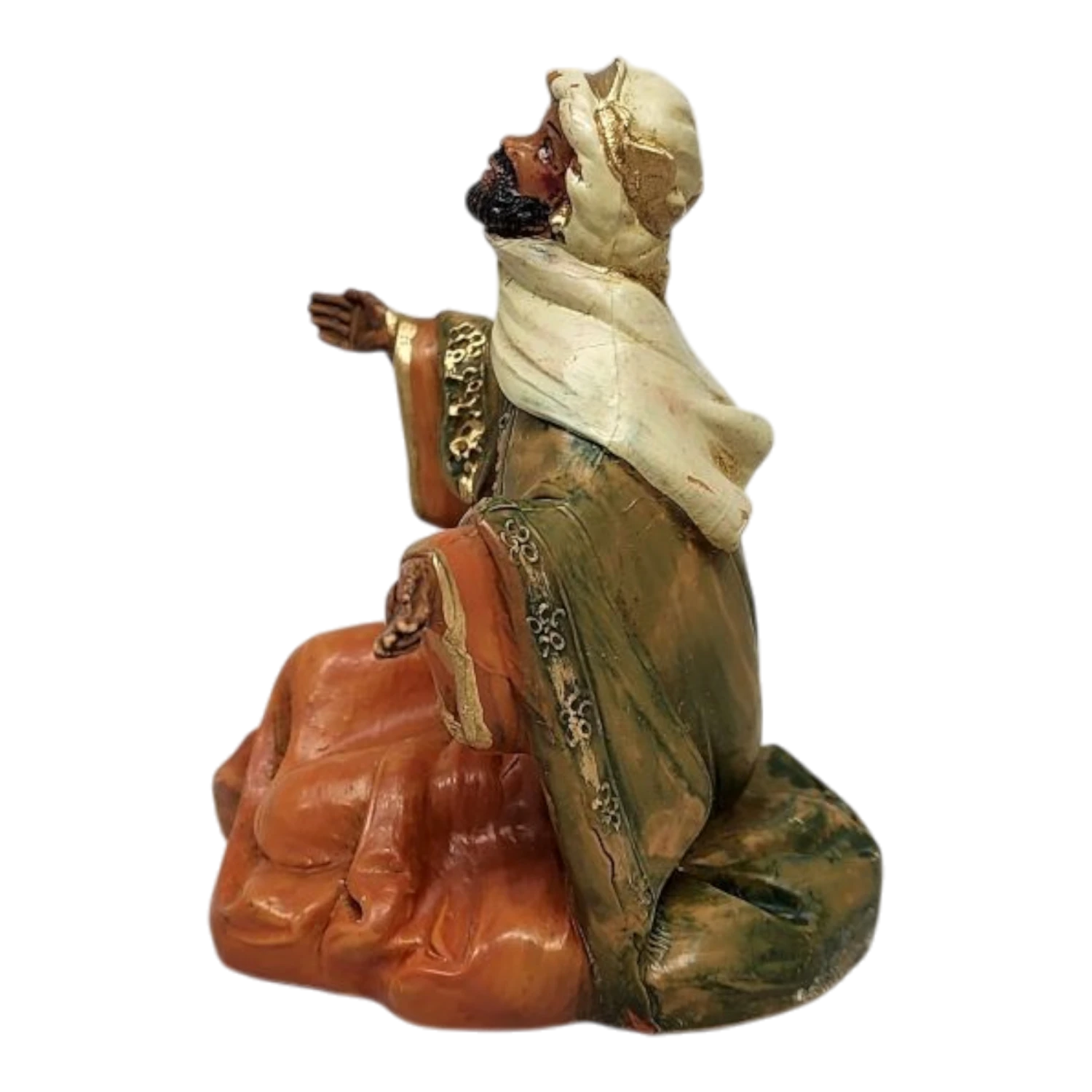King Balthazar Nativity Figurine - 5 Inch Scale 4 King Balthazar Nativity Figurine - 5 Inch Scale - Image 4