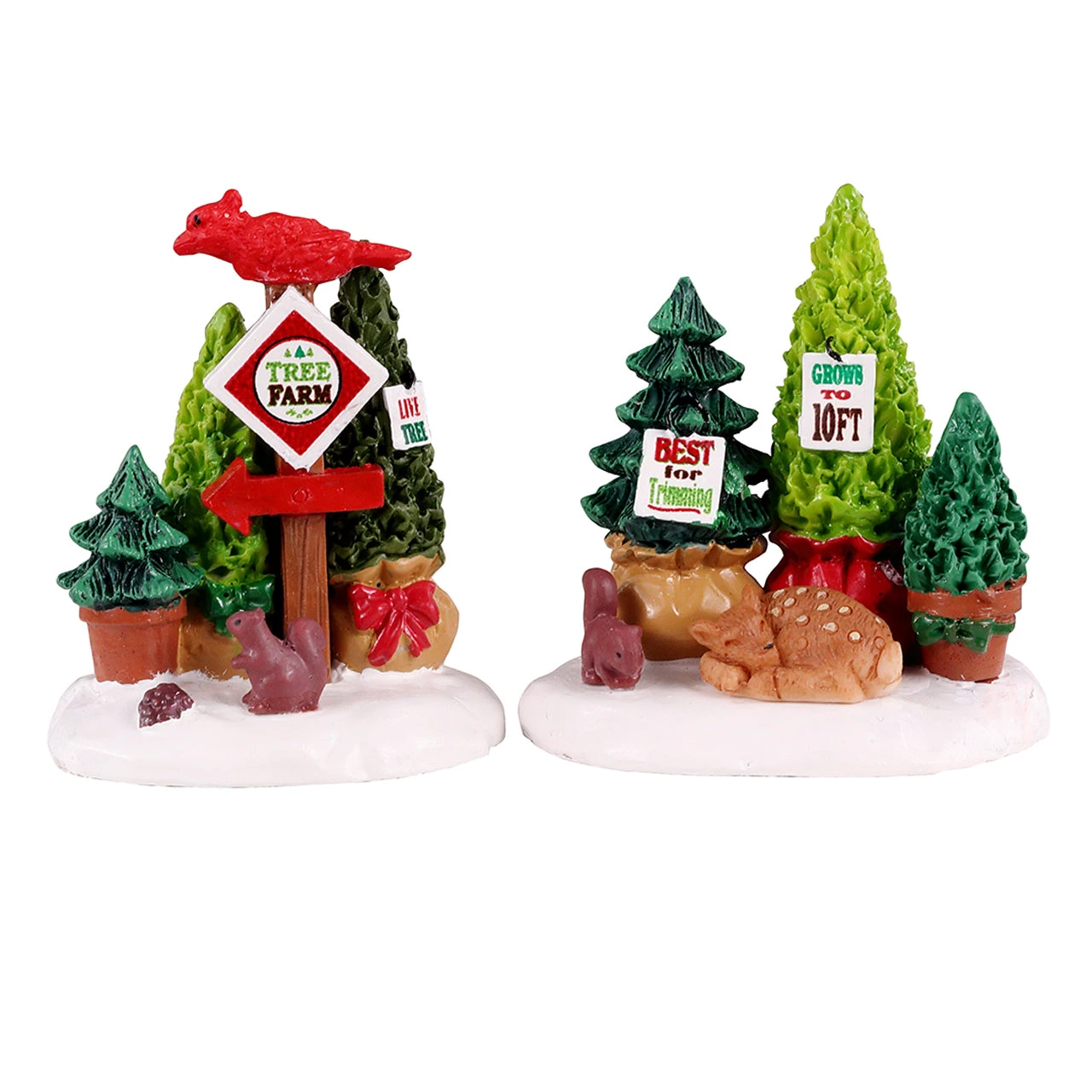 Lemax Tree Farm Display - 2 Piece Set 1 Lemax Tree Farm Display - 2 Piece Set