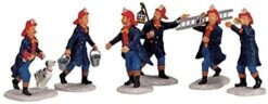 Lemax Firemen - 6 Piece Set -Country Christmas Loft Store fbqjwjai8109kv12stzs