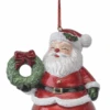 Santa Ball Ornament