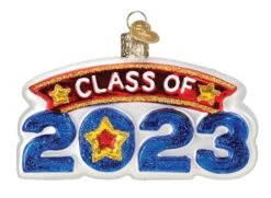 Class Of 2023 Glass Ornament