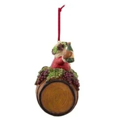 Kurt Adler Santa On Wine Barrel Ornament 7 Kurt Adler Santa On Wine Barrel Ornament -Country Christmas Loft Store gsppb0jompzzuaek31wv