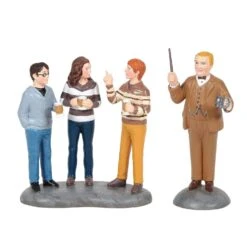 Department 56 Professor Slughorn And The Trio - 2 Piece Set