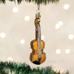 Violin Glass Ornament -Country Christmas Loft Store itdtohhjeaflq8ypxpyn