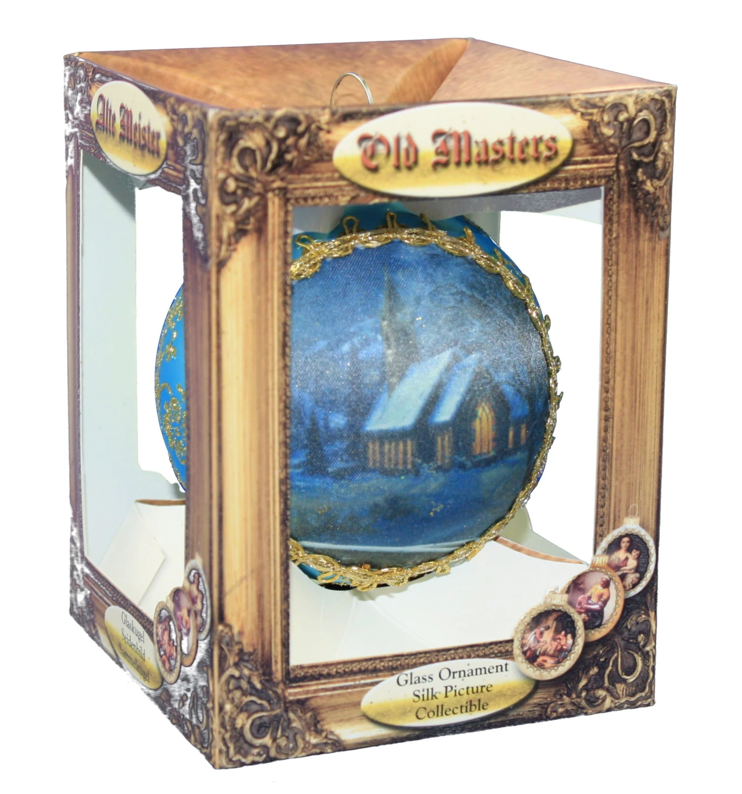 Krebs Masters On Silk 2025 Ornament - Winter Night 1 Krebs Masters On Silk 2025 Ornament - Winter Night