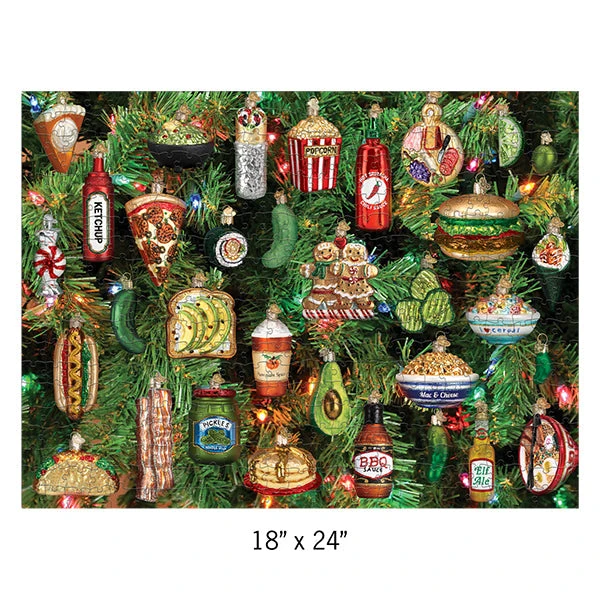 Tasty Christmas Ornaments Puzzle - 500 Pieces 2 Tasty Christmas Ornaments Puzzle - 500 Pieces - Image 2