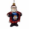 STERLING University Of Illinois Santa Claus Ornament