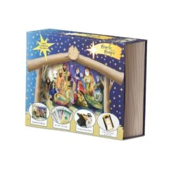Roman Miracle In The Manger - Plush And Book Set
