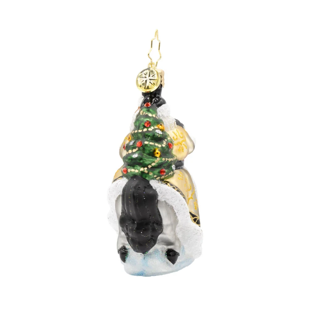 Christopher Radko Little Gem Glass Ornament - Golden Coat Calvary 2 Christopher Radko Little Gem Glass Ornament - Golden Coat Calvary - Image 2