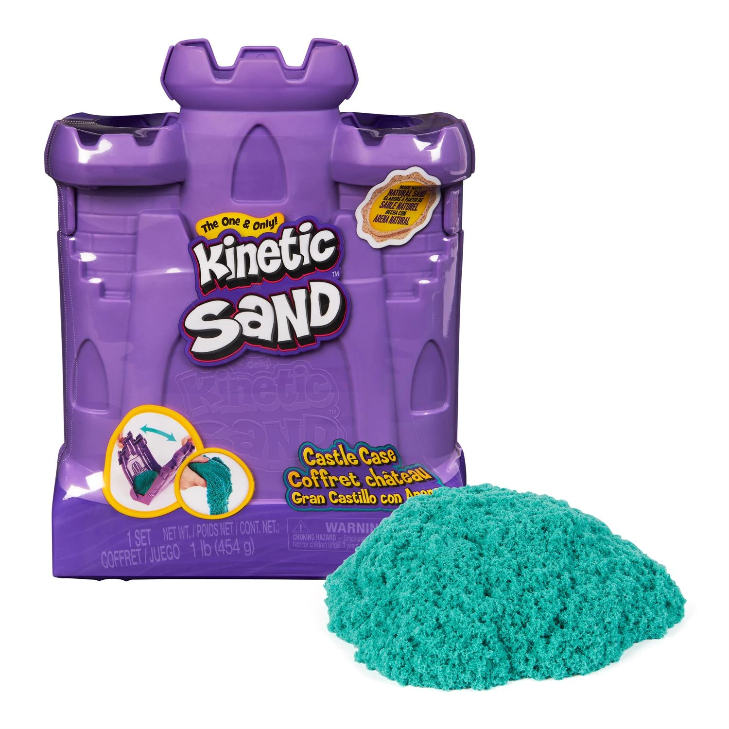 Kinetic Sand Castle Case With Sand 1 Kinetic Sand Castle Case With Sand