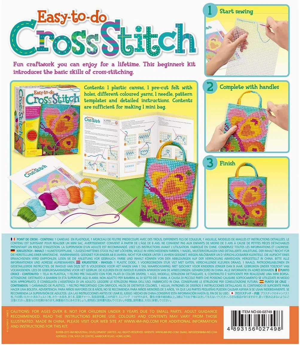 4M Easy To Do Cross Stitch DIY Kit 3 4M Easy To Do Cross Stitch DIY Kit - Image 3