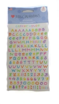 Multi Color Coffee House Alphabet Stickers -Country Christmas Loft Store pkfihqb1xml04r3ylnuv