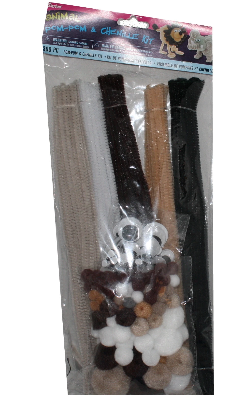 Jumbo Craft Pack - Animal - 300 Pieces 2 Jumbo Craft Pack - Animal - 300 Pieces - Image 2