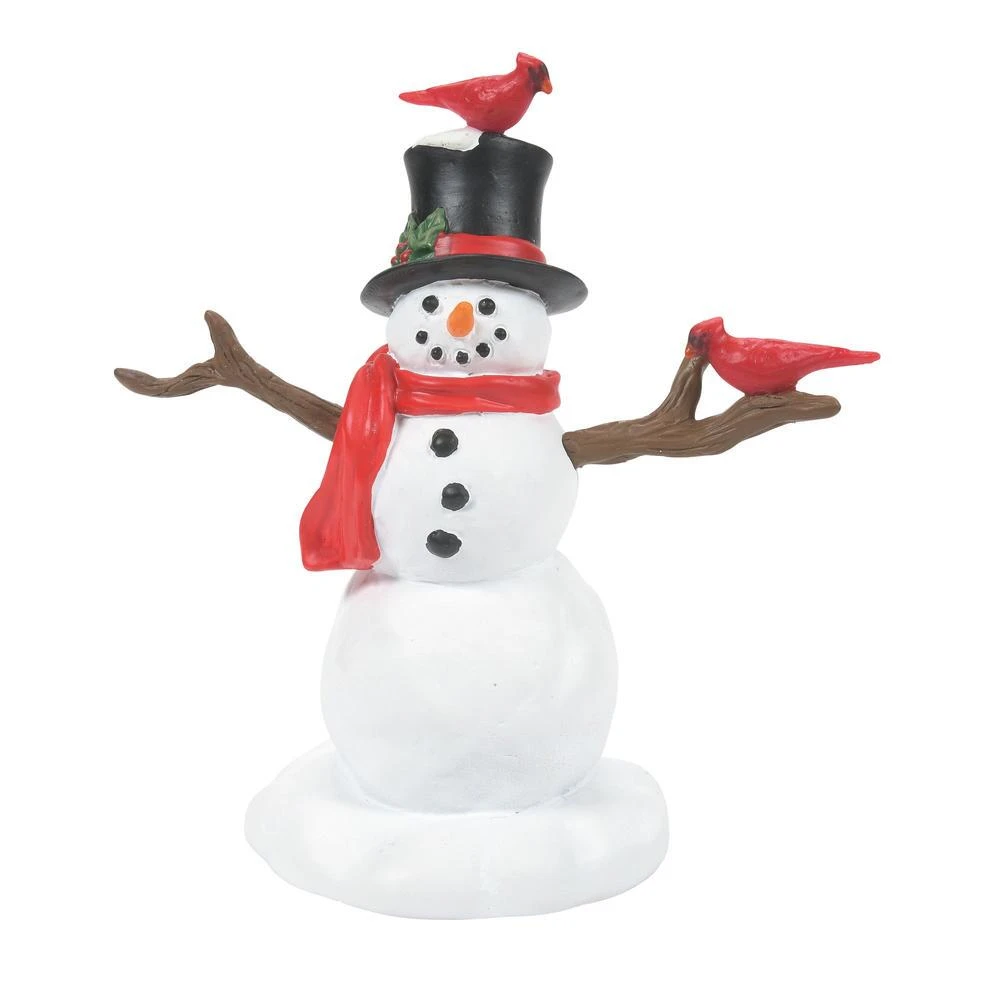 Department 56 Cardinal Christmas Snowman 2 Department 56 Cardinal Christmas Snowman - Image 2