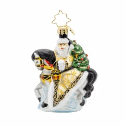Christopher Radko Little Gem Glass Ornament - Golden Coat Calvary