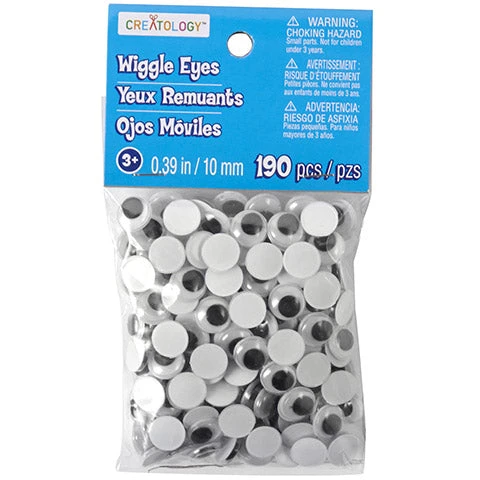 Flat Back Wiggle Eyes 190 Piece Pack 2 Flat Back Wiggle Eyes 190 Piece Pack - Image 2