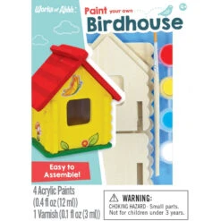 Birdhouse Wood Paint Kit
