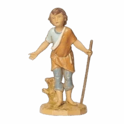 Savio - Boy Shepherd - 5 Inch Scale Nativity Figurine -Country Christmas Loft Store syltvjrxtxixjtekufqv