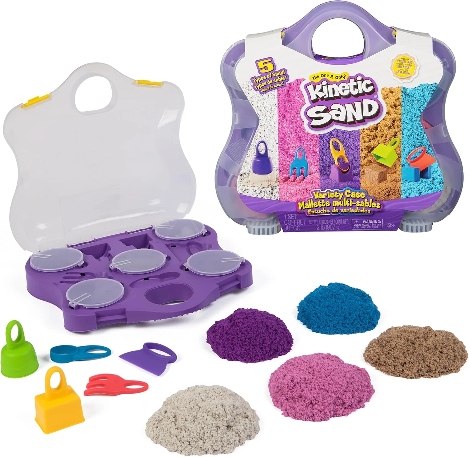 Kinetic Sand Variety Case With 2 Pounds Of Play Sand 4 Kinetic Sand Variety Case With 2 Pounds Of Play Sand - Image 4