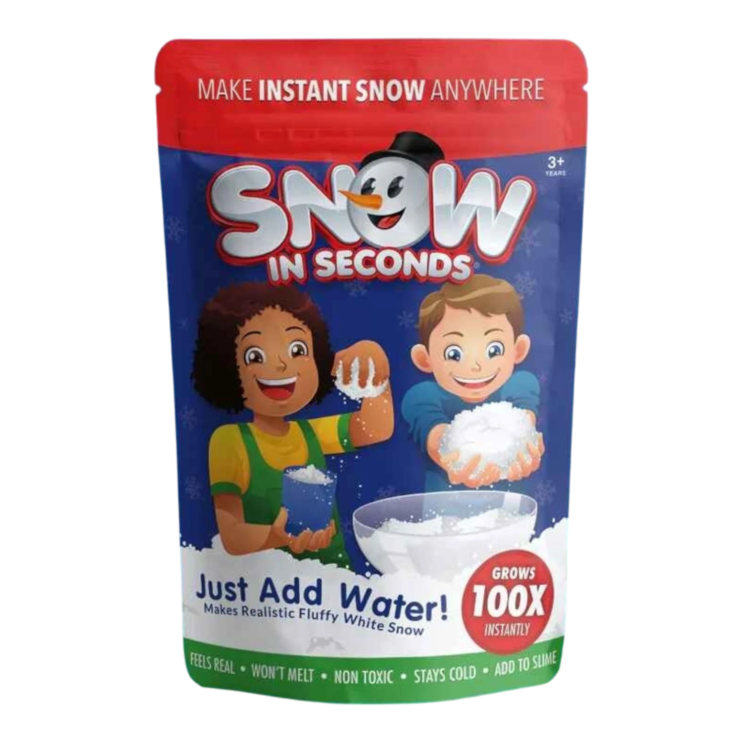 Snow In Seconds - Large - Makes 2 Gallons 1 Snow In Seconds - Large - Makes 2 Gallons