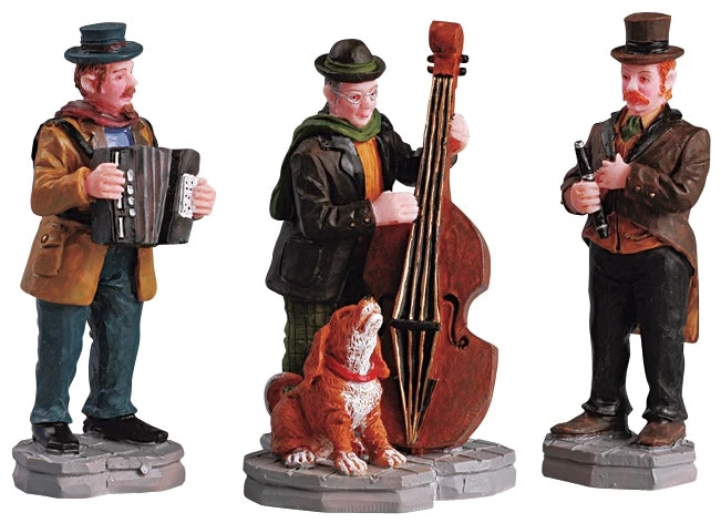 Lemax Streetside Trio - 3 Piece Set 1 Lemax Streetside Trio - 3 Piece Set