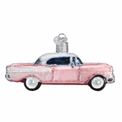 Classic Car Glass Ornament