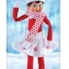 Claus Couture Collection Snowflake Skirt & Scarf