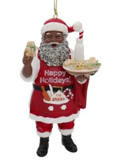 Kurt Adler African American Chef Santa Ornaments - -Country Christmas Loft Store yspnz0zubrcoknlzoxeo
